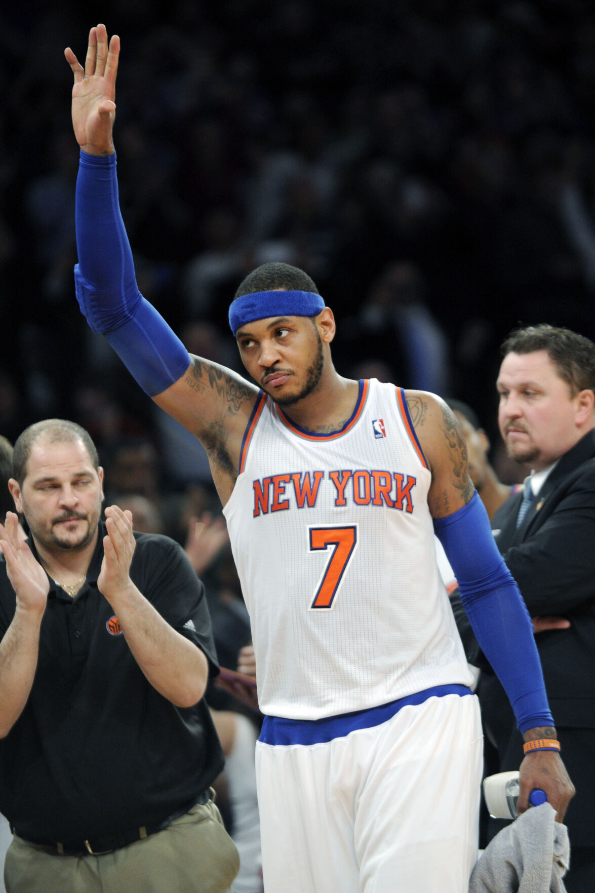 2014: Carmelo Anthony scores a career-high and franchise-record 62 points